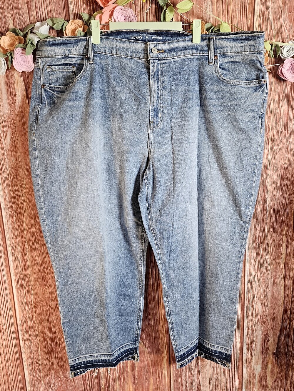 Old Navy Mid Rise Boyfriend Fit Jeans Plus Size 24W